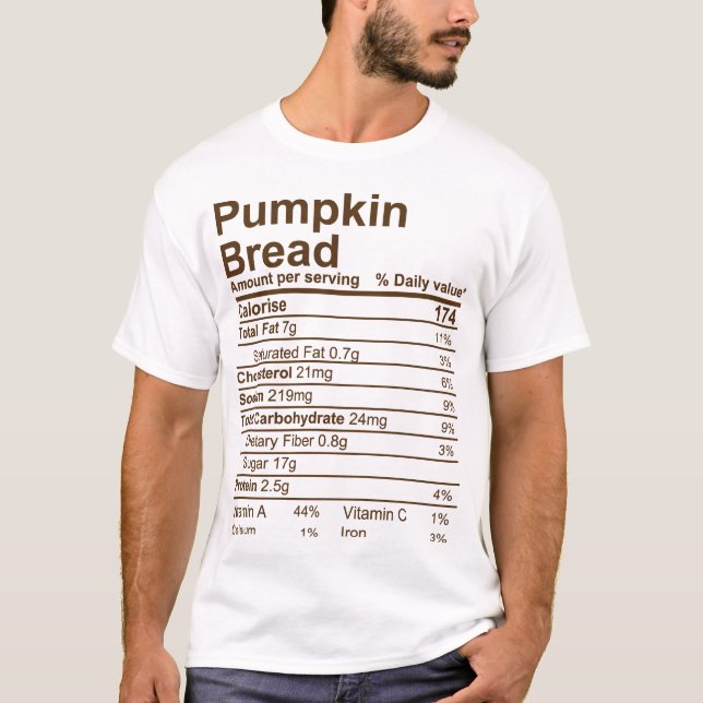 Pumpkin Bread T Shirt (Framsida)