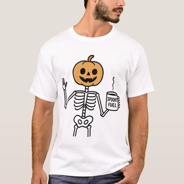 Pumpkin Brew Crew T Shirt (Framsida)