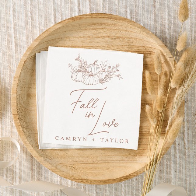 Pumpkin Bröllop Pappersservett (Skapare uppladdad)