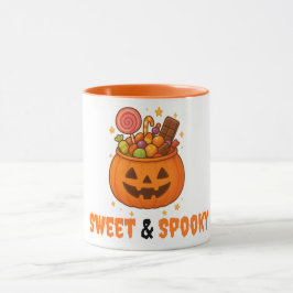Pumpkin Bucket Fullt of Sweet - Halloween Mugg