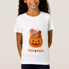 Pumpkin Bucket Fullt of Sweet - Halloween T Shirt