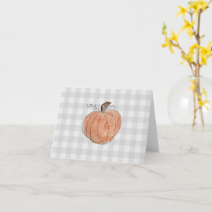 Pumpkin Buffalo Check Mönster bonhouse Kort