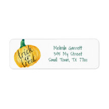 Pumpkin Bus eller godis Halloween Anpassningsbar A