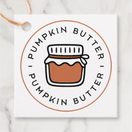 Pumpkin butter homemade aestesisk spridning gåvor etiketter