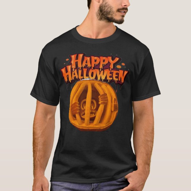 Pumpkin Cage T Shirt (Framsida)