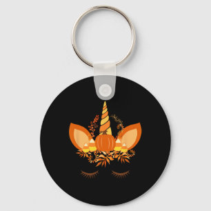 Pumpkin Candy corn - Hösthögsäsong för högsäd Nyckelring