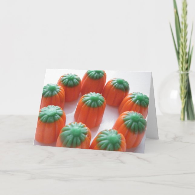Pumpkin Candy corn-kort Kort (Framsida)