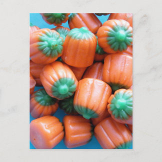 Pumpkin Candy corn Photo Vykort