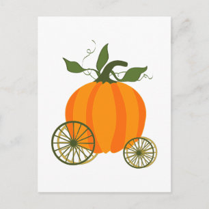 Pumpkin Carriage Vykort