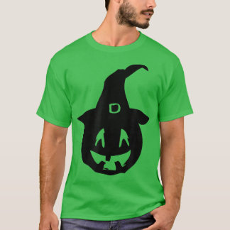 Pumpkin Carving Jack o lantern Witch Hat Halloween T Shirt