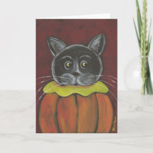 Pumpkin Cat Card av Liz Revit