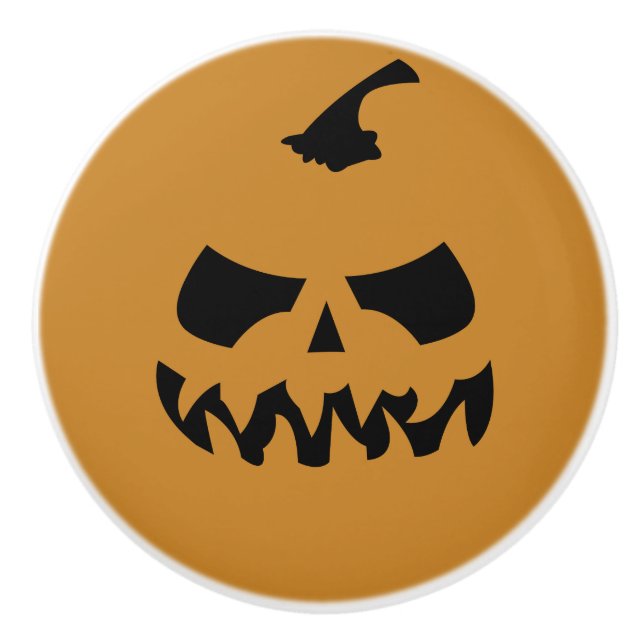 Pumpkin Ceramic Knob Knopp (Framsidan)