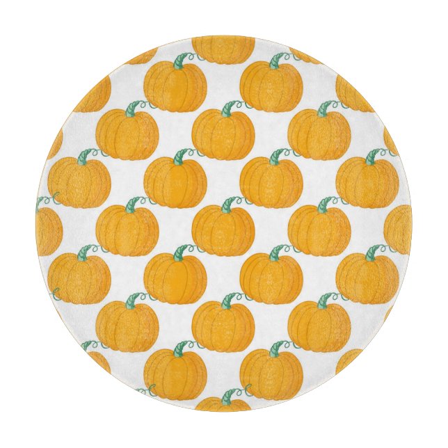 Pumpkin Charm: Vintage Hand-Drawn Mönster. (Framsidan)