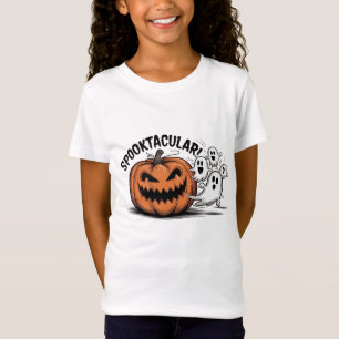 Pumpkin Chasing Spöken Spooky Halloween T Shirt