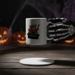 Pumpkin Chef Halloween - Witch Brew-teman Kaffemugg