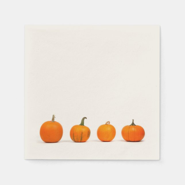 Pumpkin Cocktail Napkin Pappersservett (Framsidan)