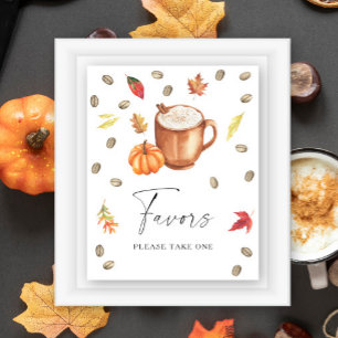 Pumpkin Coffee Möhippa Favoriter Poster