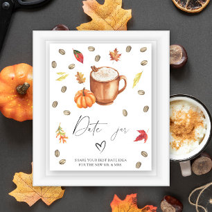 Pumpkin Coffee-Möhippa Nattidéer Poster