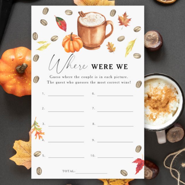 Pumpkin Coffee Möhippa Var var vi? (Skapare uppladdad)