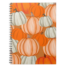 Pumpkin Collage Notebook – Autumn Aesthetic  Anteckningsbok