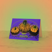 Pumpkin Conspiracy HallSkor'en Greeting Card