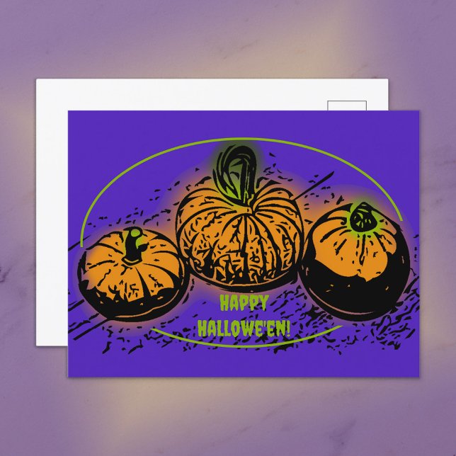 Pumpkin Conspiracy Helg Vykort (Skapare uppladdad)