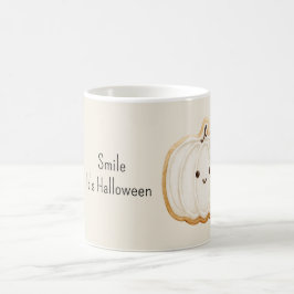 Pumpkin Cookie Smile Halloween Kaffemugg
