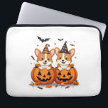 Pumpkin Corgi Party Laptop Fodral<br><div class="desc">Pumpkin Corgi Party</div>