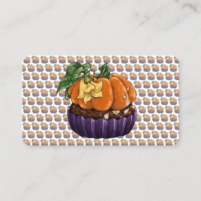 Pumpkin Cupaka Visitkort (Framsida)
