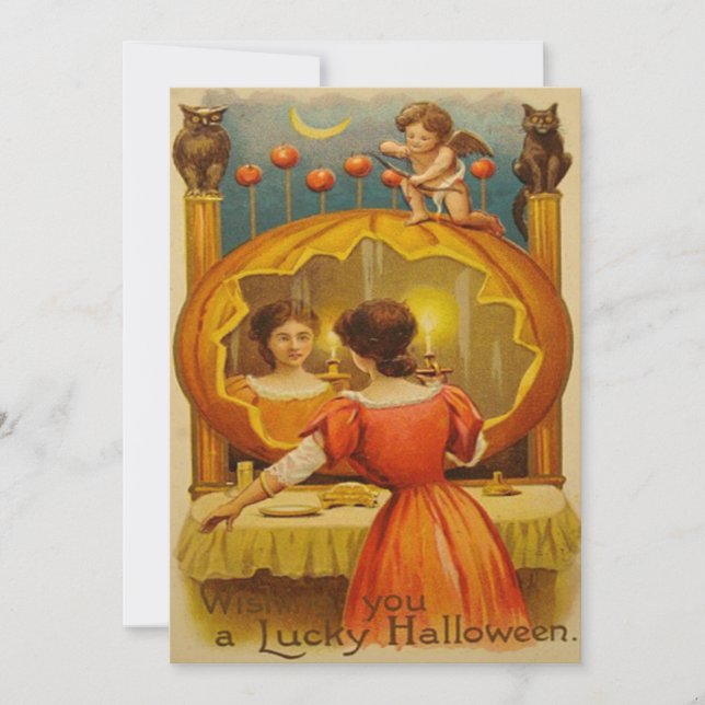 Pumpkin Cupid Uggla Crescent Måne (Framsida)