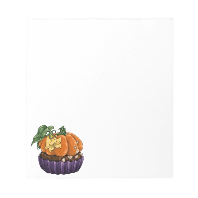 Pumpkin Cuptårta Anteckningsblock (Framsida)