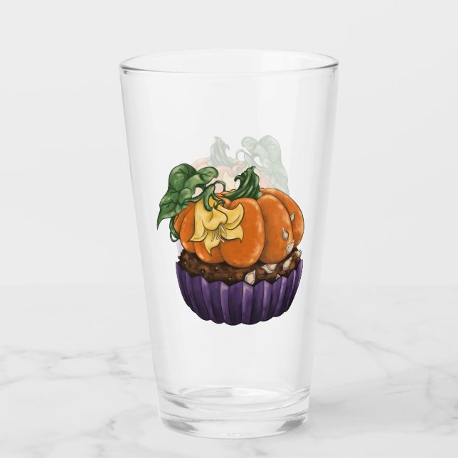 Pumpkin Cuptårta Glaskopp (Baksida)