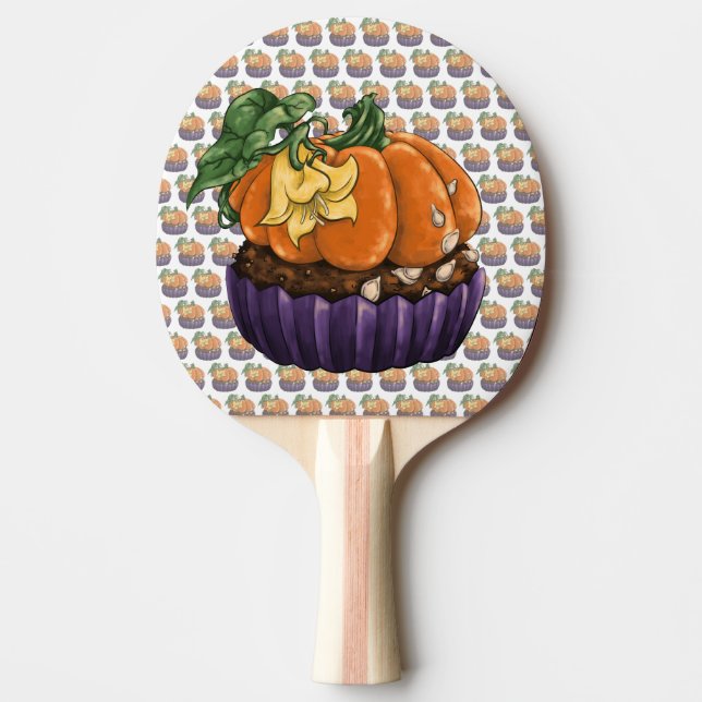 Pumpkin Cuptårta Pingisracket (Framsidan)