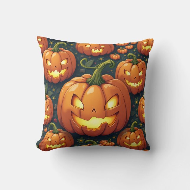 Pumpkin Cushion Kudde (Framsida)