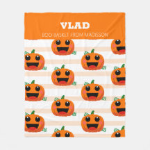 Pumpkin Cute Halloween Boo Basket