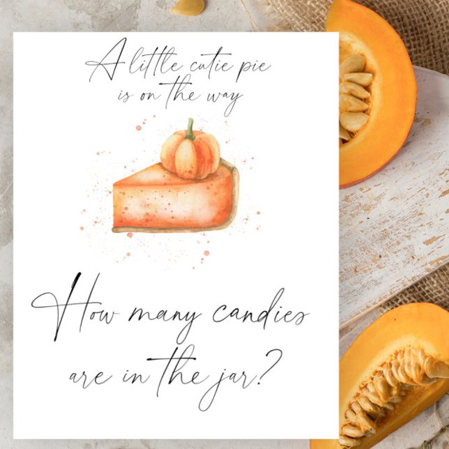 Pumpkin cutie paj - gissa hur många kanaler som Po Poster (Skapare uppladdad)