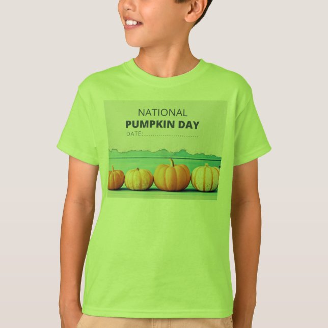 Pumpkin Day T-shirt (Framsida)