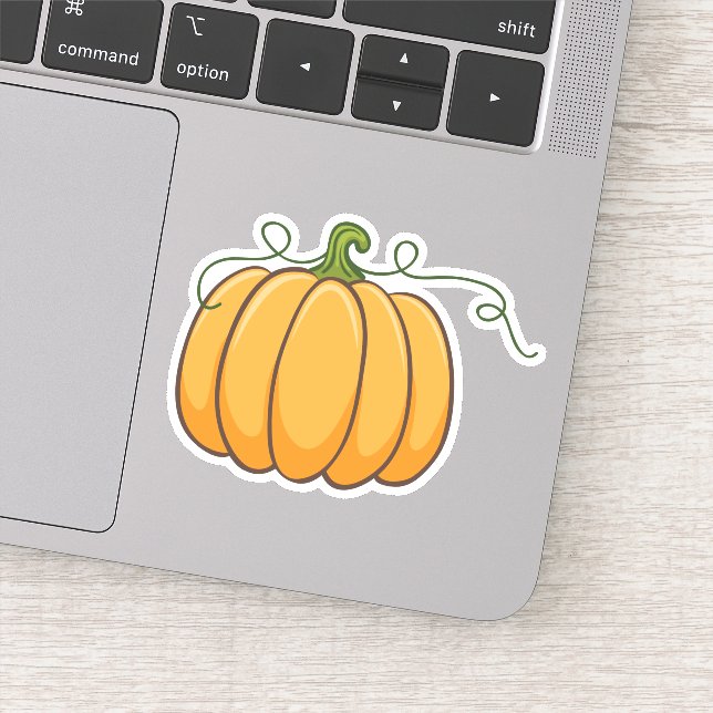 Pumpkin-dekaldetikett Klistermärken (Detalj)