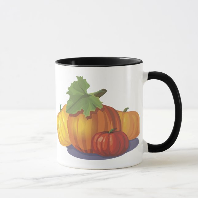 Pumpkin-Dekoration Mugg (Höger)