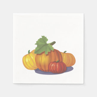 Pumpkin-Dekoration Pappersservett