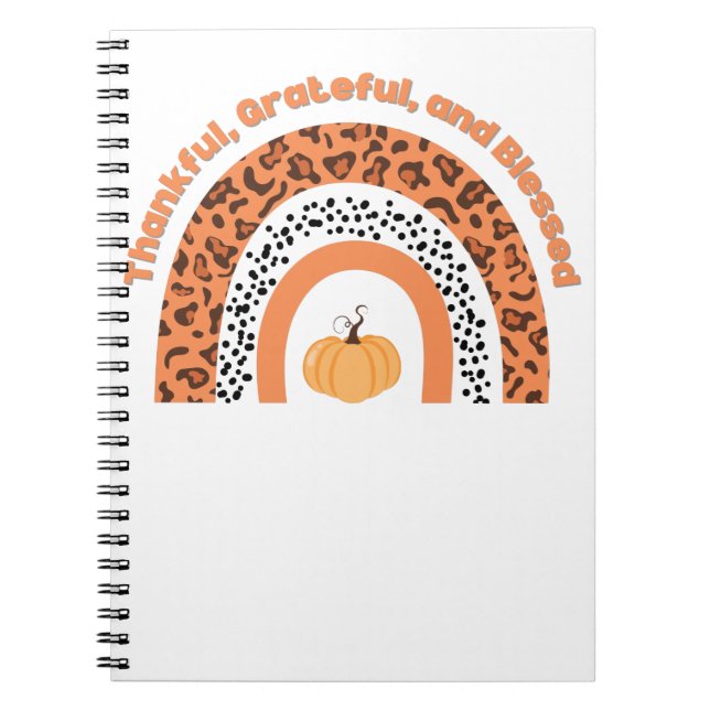 Pumpkin-design Anteckningsbok (Framsidan)