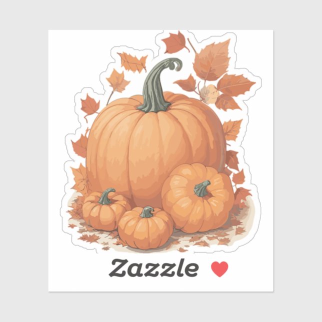 Pumpkin-design Klistermärken (Ark)