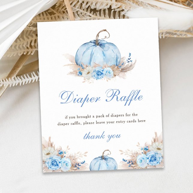 Pumpkin Diaper Raffle-skylt Poster (Skapare uppladdad)