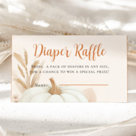 Pumpkin Diaper Raffle Tilläggskort