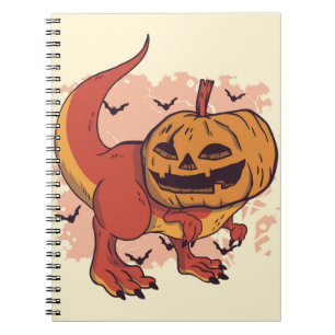 Pumpkin Dinosaur T-Rex Anteckningsbok
