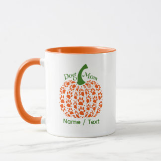 Pumpkin Dog Mom Mug – Funny Personalized Fall Gift Mugg
