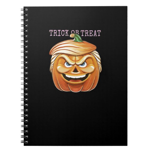 Pumpkin Donald, Funny Halloween Scary Classic Anteckningsbok (Framsidan)