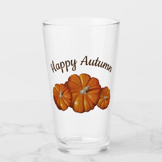 Pumpkin Drinking Glass Glaskopp (Framsida)