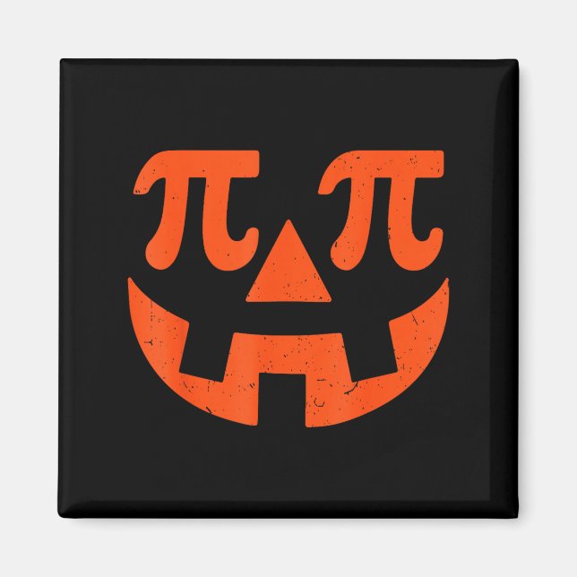 Pumpkin E Funny Math Thanksgiving Science Teacher  Magnet (Framsidan)