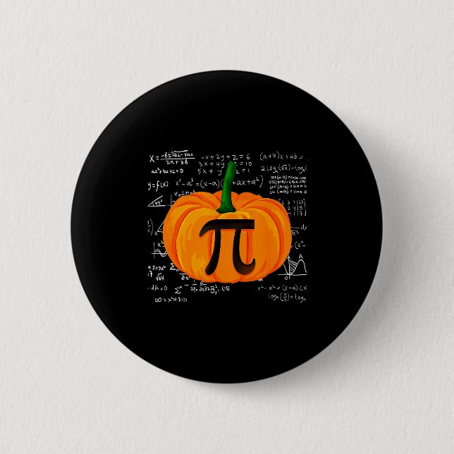 Pumpkin E Math Funny Halloween Thanksgiving Day  Knapp (Framsida)